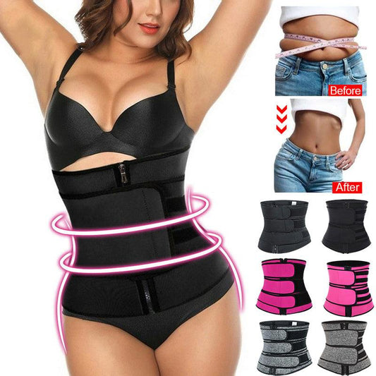 Ventre sueur Shapewear body femmes taille formateur minceur 2-3 ceintures entraînement Shaper Corset