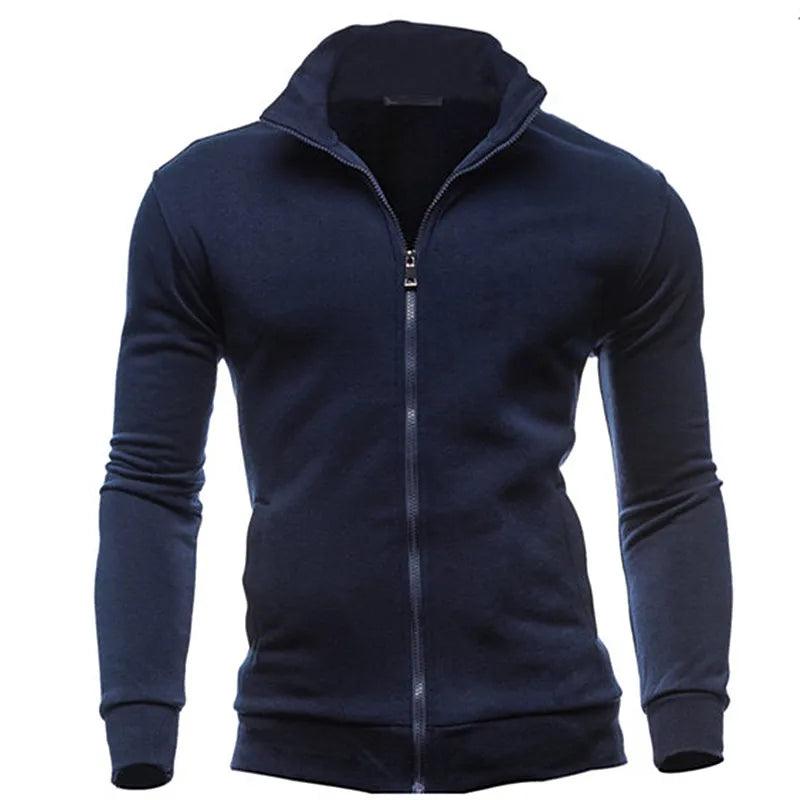 Pull homme col zippé