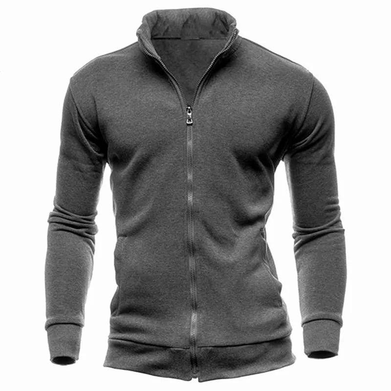 Pull homme col zippé