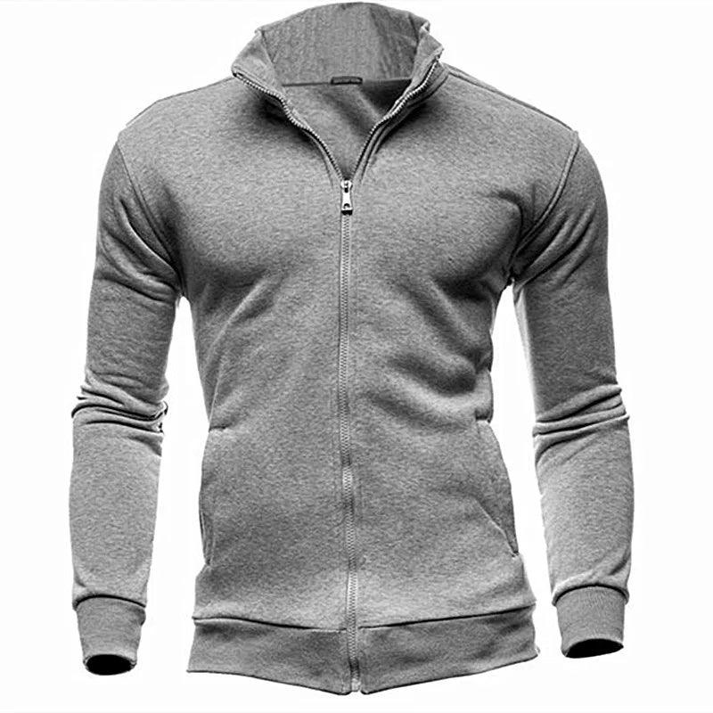 Pull homme col zippé