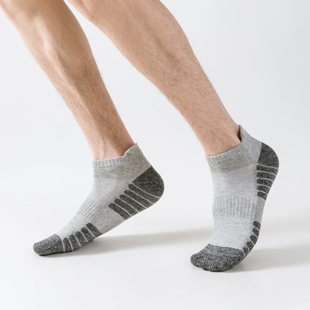 Lot de 5 paires de chaussettes pour homme et chaussettes courtes pour homme