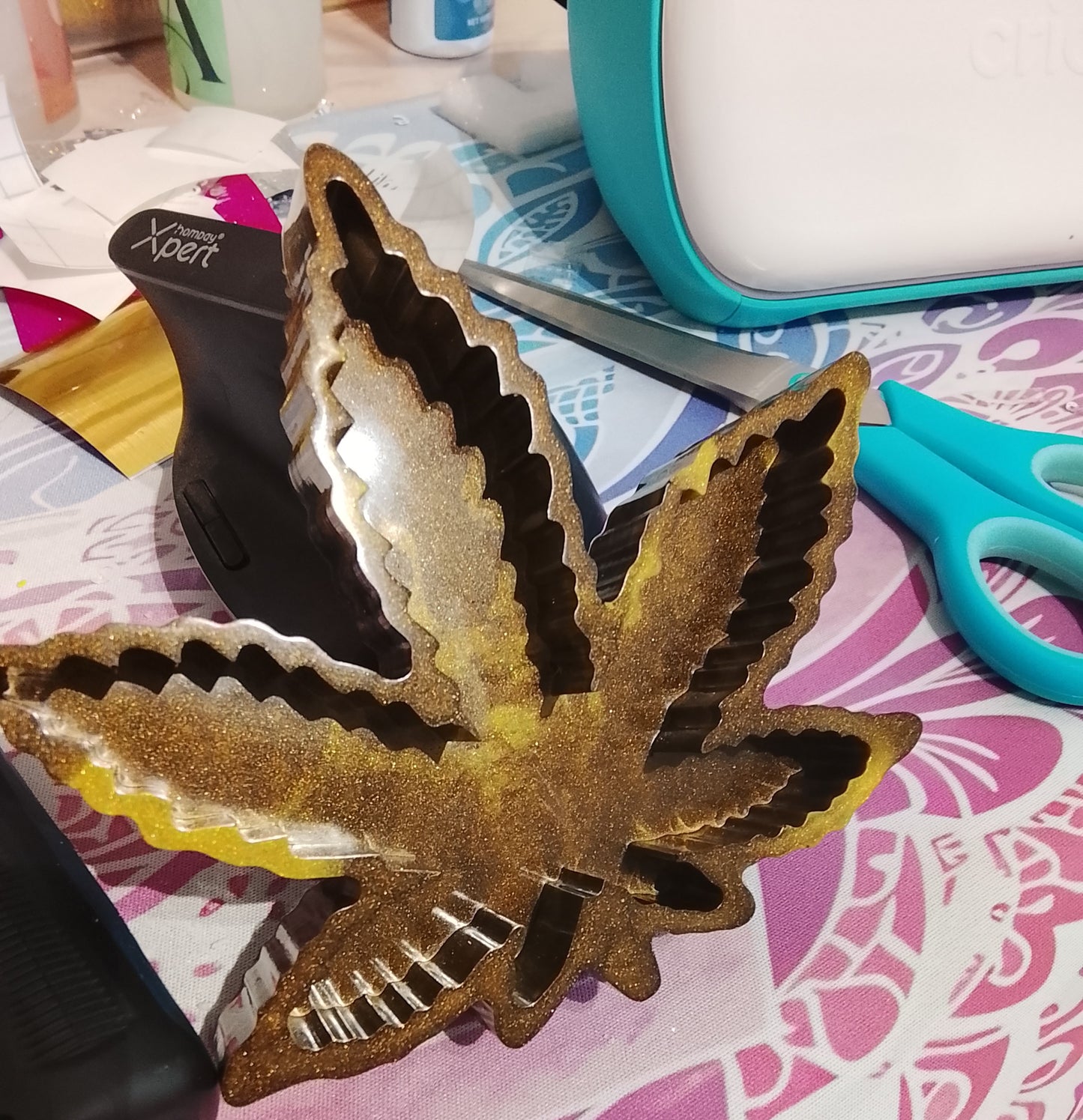 Cendrier feuille